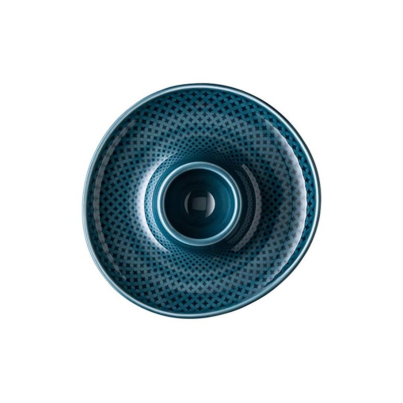Rosenthal Junto Ocean Blue Egg Cup with Tray