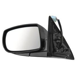 TRQ Left Mirror with Heat with Housing Turn Signal Drivers Side Compatible with 2010-2016 Hyundai Genesis Coupe HY1320193