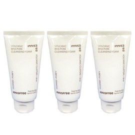 (SellerHub) Innisfree Volcanic Pore Cleansing Foam 150g (New) 3ea HIS (S11563244) / ()이니스프리 화산송이 모공 바하 클렌징 폼 150g(신형) 3개 HIS (S11563244)