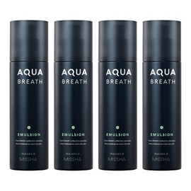 Partner_Reference Missha For Men Aqua Breath Emulsion Lotion 4pcs 125ml / 미샤 포맨 아쿠아브레스 에멀전 로션 4개 125ml