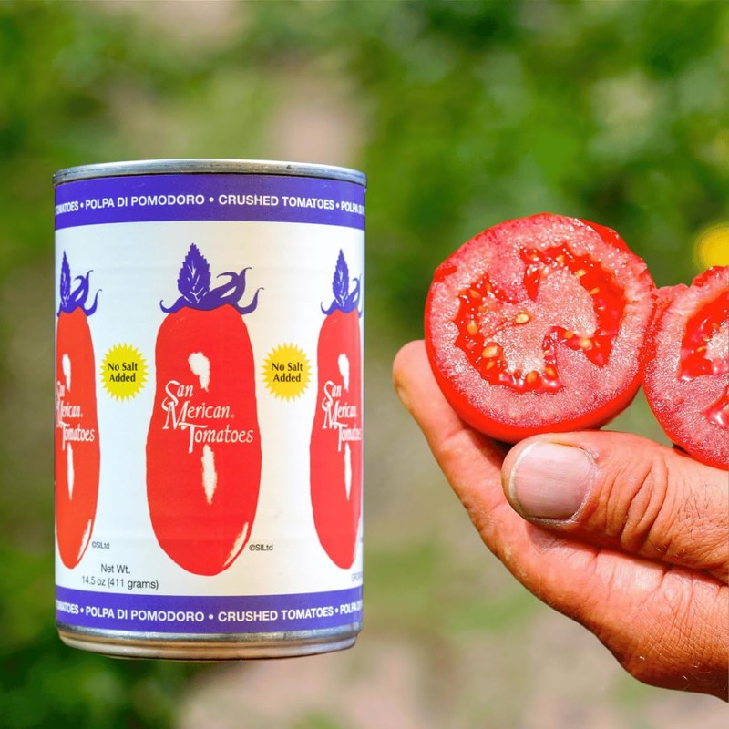 SMT SAN MERICAN TOMATO - No Salt Added Crushed Canned
