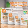 Tenee 128 Oz Pure Tung Oil - A Natural, Food-Grade