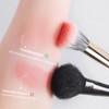 MSQ 2 x Stippling Brushes, Professional Makeup Brushes for Foundation,