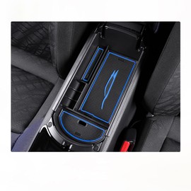BIXUAN CHR Storage Box Compatible with Toyota C-HR ZYX10 NGX50 2016 2017 2018 2019 2020 2021 2022 2023 CHR Centre Console Organiser Inner Storage Compartment Storage with Non-Slip Mat