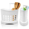 2 Divided Cutlery Storage Holder Spoon Chopsticks Basket Kitchen Organizer
