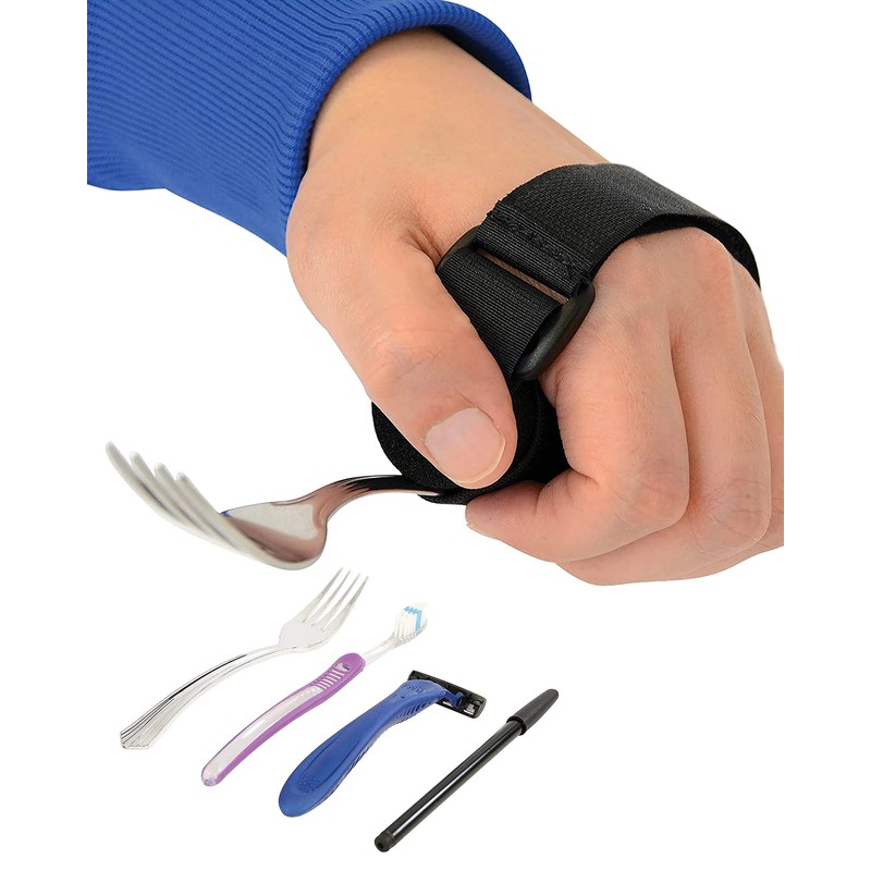 Universal Cuff, Weak Hands Assistive Gadgets, Eating Utensil Holder, Hand
