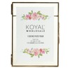 Koyal Wholesale 8Pcs Pressed Glass Floating Picture Frames 5 X