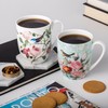 McIntosh Bird Garden Set of 2 Fine Bone China Mugs