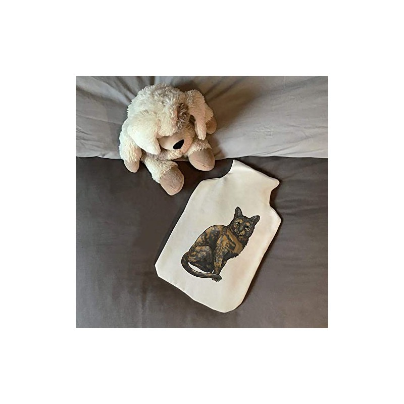 'Tortoiseshell Cat' Hot Water Bottle Cover (HW00026560)