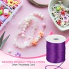 PATIKIL 2mm x 110 Yard Nylon String Cord Beading Satin