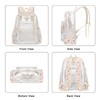 Xunteny Clear Backpack for Girls Women School Bookbag Heavy Duty