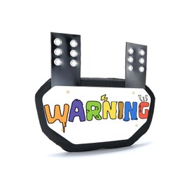 Fenduoer Football Back Plate,Low Back Pad for Youth Football Players(Warning)