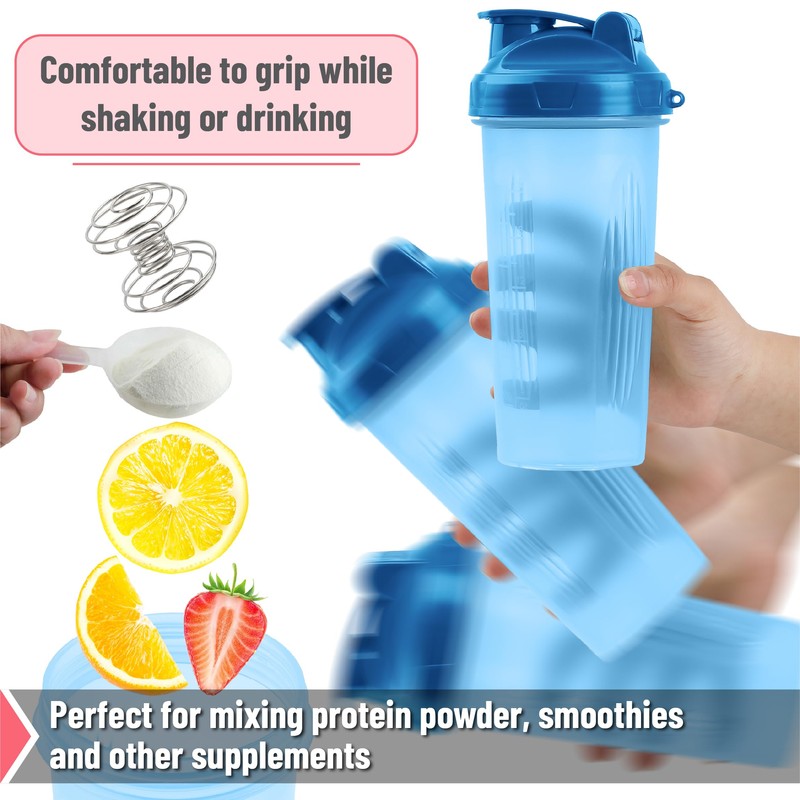 Mr. Pen- Shaker Bottles for Protein Mixes, 28 oz, 2
