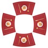 LQICAI Placemats Set of 6 Round Table Place Mats Washable