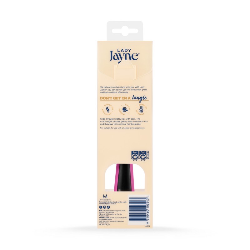 Lady Jayne TANGLEPRO™ Detangling Brush