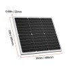 12V 50W Solar Battery Charger Upgraded MPPT Controller IP65 Waterproof