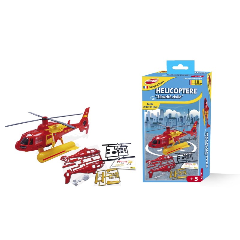 Joustra - 40030 - Jeu de Construction - Hélicoptère Sécurité