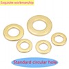 Qrity Pack of 20 flat washers, M10 x 20 mm,