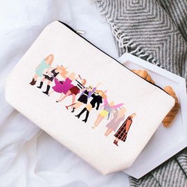 WZOCEQNG Theatrical Design Makeup Bag Funny Theater Quote Cosmetic Bag Pouch (Music)