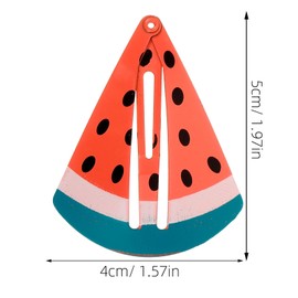 NOLITOY 6pcs Cute Boys and Girls Hair Clips Fruit Snap Hairpins for Girls Adorable Hair Accessories Charming Prints for Everyday Wear and Special Occasions