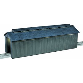 Lionel Twenty-Four Inch Gray Covered Bridge O Gauge Model Train Accessory