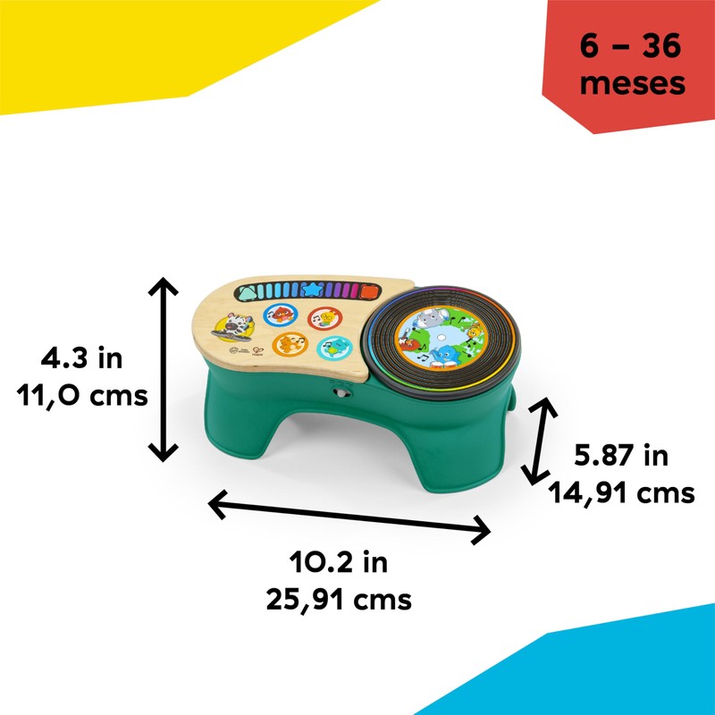 Baby Einstein + Hape DJ Discovery Musical Toy Turntable, Ages