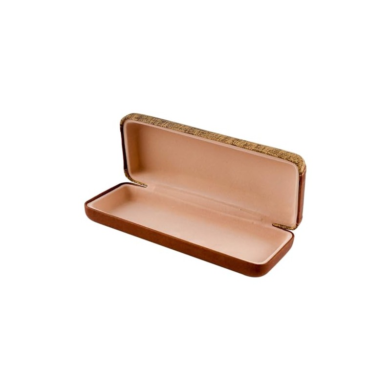 テーシーケース メガネケース おしゃれ レザー調 ツートンカラー ハード ケース バネ蝶番式 スチール ポリウレタン