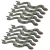 10pcs Inflatable Snakes Toy Scary Snake for Garden Farm Swimming