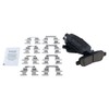 TRQ Rear Brake Pad & Rotor Kit Brake Pads Brake