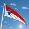 FLAGLY Premium Long Bunting Hessen 115 g/m² Fabric Weight, Robust