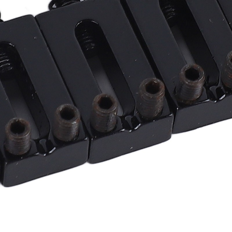 6 Pcs Electric Guitar Bridge Saddle Standard Zinc Alloy Guitar