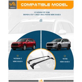 Snailfly 265 LBS Lockable Roof Rack Cross Bars Fit for Honda CRV CR-V 2023-2025 Rooftop CrossBars Cargo Carrier Accessories