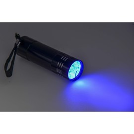 PROtastic® UV Ultra Violet Torch Flashlight 395nm - Spot Fraud & Paranormal Ghost Hunting