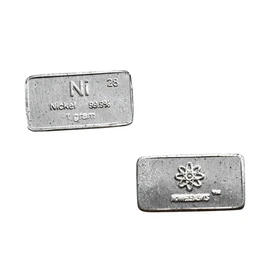 Small Nickel Bar Metallic Nickel 1 Gram Metal Nickel for Collection Elements Periodic Table