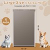 Morikey Large Dog Door Replacement Flap with Screws, Compatible with