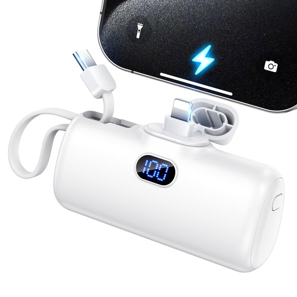 EMEHIO EMEHIO Portable Charger, Mini Power Bank, 5000mAh Phone Charger,