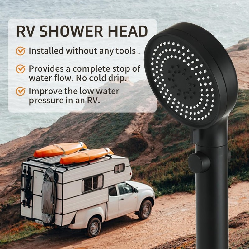 DOILIESE Shower Head with Handheld Spray High Pressure Shower Head