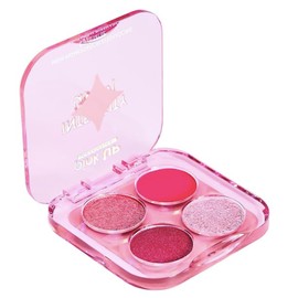 PINK UP  Intensity Glam  Alta pigmentación  Larga duración  Fácil de difuminar  Sombras mate y metálicas  Maquillaje  Sombras para ojos  4 tonos...   