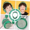 SHOWERORO Over Ear Headphone with Microphone Adorable Dinosaur Design Volume