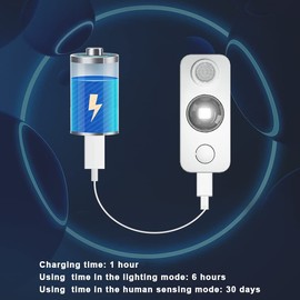 Gun Safe Lights,1000LM Motion Activated LED Light for Gun Safe Gun Cabinet, Stepless Dimmable 2 Mode Ultra Bright LED Lens for Directional Lighting Battery Powered