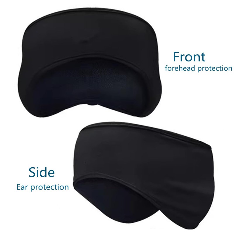 JUSDIQIR Plush Soft Warm Fleece Headband, Soft Ear Warmer Forehead,