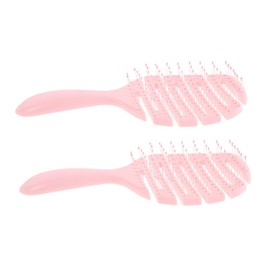 Ipetboom Anti-static Curved Shaped Hair Brush Vents Detangle Comb for Salon Use Hair Care Tool