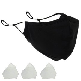 OHplus ExpertGel 3D Structured Cloth Mask with 5-Layer Nanotec Filter (Black)