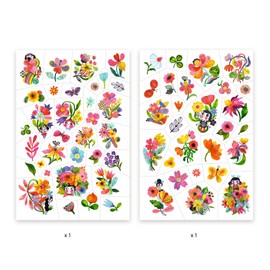 Djeco DJ09616 Aqua Flor Tattoos
