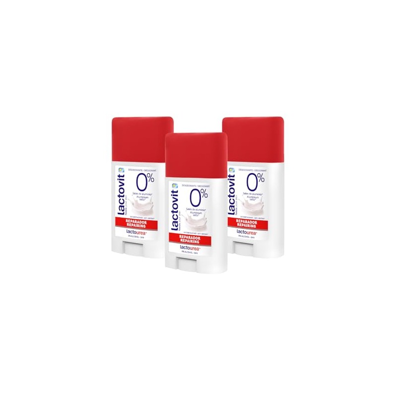 Lactovit Lactourea Desodorante en Barra, reparador piel seca extra seca,
