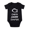 Check Engine Diaper Baby Onesie Baby Mechanic Outfit f1 Baby Clothes Baby Race Car Outfit Funny Baby Onesie Newborn