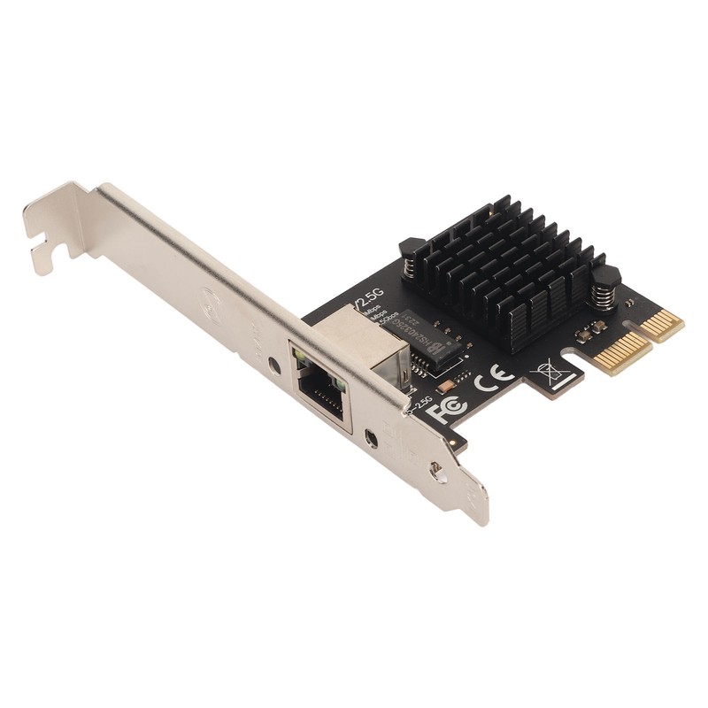 PCIe Ethernet Card 10 100 1000 2.5Gbps RJ45 Port Wake