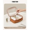 EACHY Travel Makeup Bag Clear Makeup Bag, Small Makeup Bag