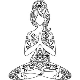 Yoga Om Chakras Mindfulness Meditation Zen 3 - Sticker Graphic - Auto, Wall, Laptop, Cell, Truck Sticker for Windows, Cars, Trucks