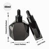 AGENIZ Black Glass Eye Dropper Bottle for Essential Oils 6